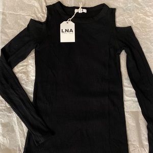 Black Off Shoulder Sweater